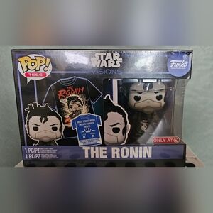 Funko Pop! Tees Star Wars The Ronin Black and White Set